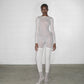 WHITE CATSUIT LONG SLEEVES