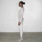 WHITE CATSUIT LONG SLEEVES