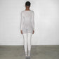 WHITE CATSUIT LONG SLEEVES